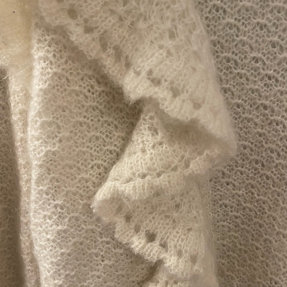 SÉZANE Elsa Mohair Sweater Ecru size M- lightly worn - Picture 5 of 10